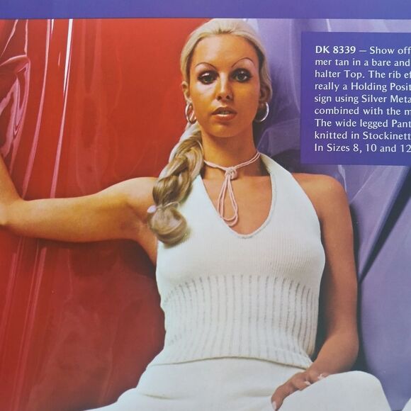 Vintage 70's Knitting Magazine KnitKing Brother Machines Patterns Retro Y2K - Picture 8 of 10